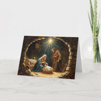 Christmas Holiday Card Baby Jesus Series #3