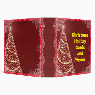 Christmas Holiday Cards and Photos keepsake album 3 Ring Binder