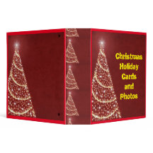 Christmas Holiday Cards and Photos keepsake album
