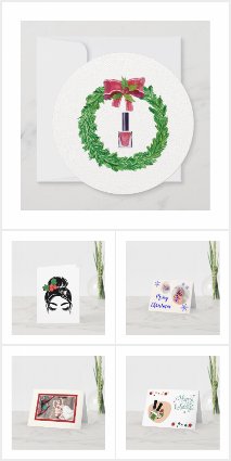 Christmas/Holiday cards for salons and spas