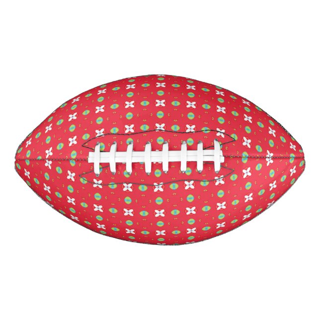Christmas Holiday Charm Pattern 02 -  Football (Front)