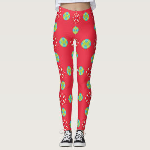Christmas Holiday Charm Pattern 03 -  Leggings