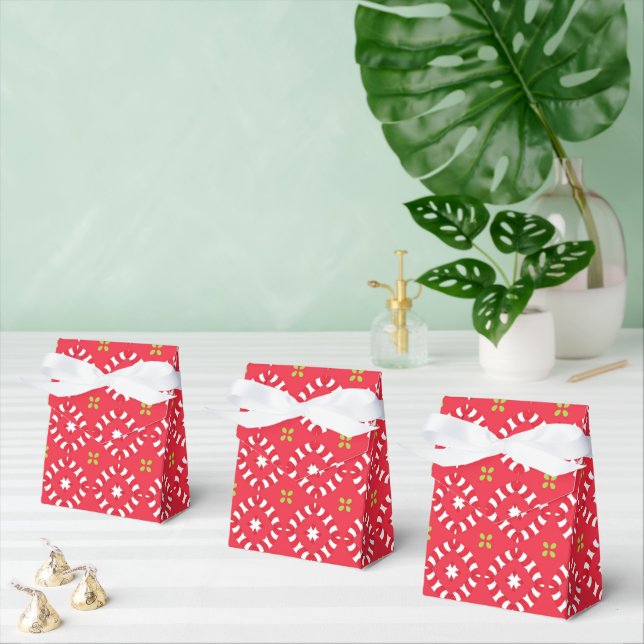 Christmas Holiday Charm Pattern 04 -  Favor Boxes (Multiple)