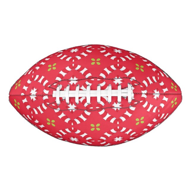 Christmas Holiday Charm Pattern 04 -  Football (Front)