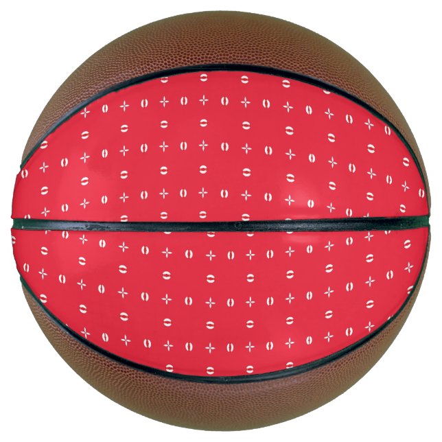 Christmas Holiday Charm Pattern 09 -  Basketball (Front)