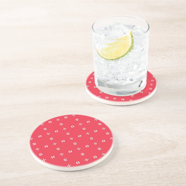 Christmas Holiday Charm Pattern 09 -  Coaster (Side)