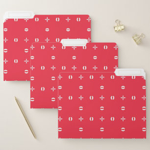 Christmas Holiday Charm Pattern 09 - File Folder