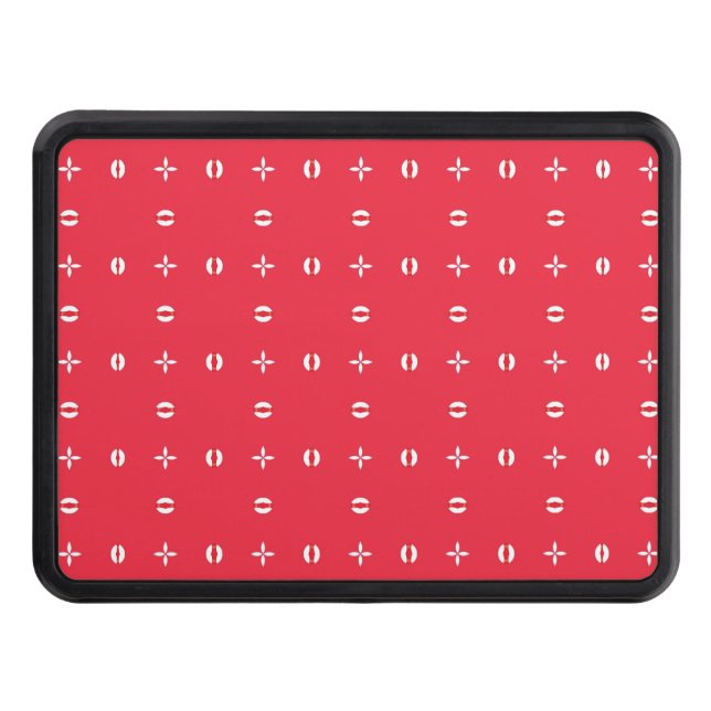 Christmas Holiday Charm Pattern 09 -  Hitch Cover (Front)