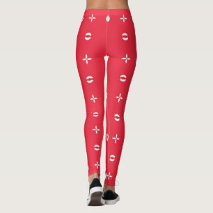 Christmas Holiday Charm Pattern 09 - Leggings
