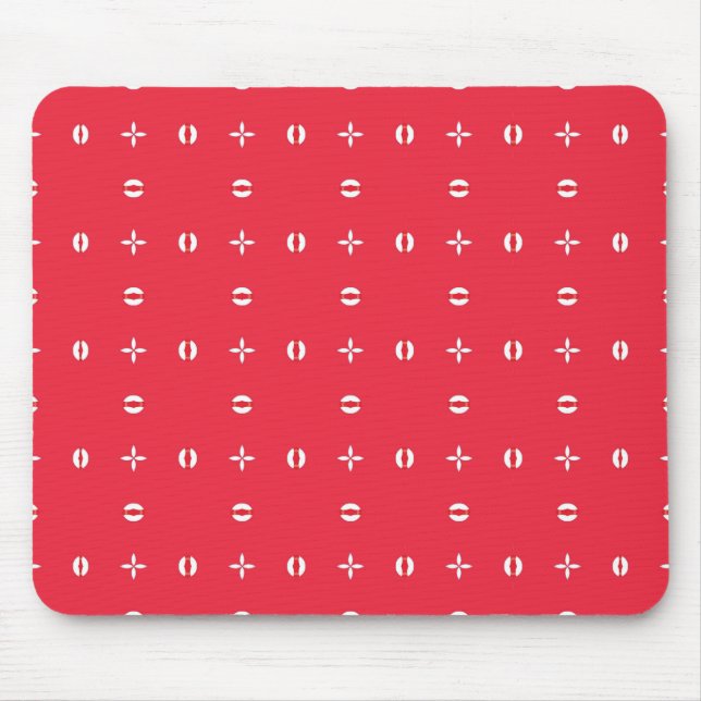 Christmas Holiday Charm Pattern 09 -  Mouse Pad (Front)