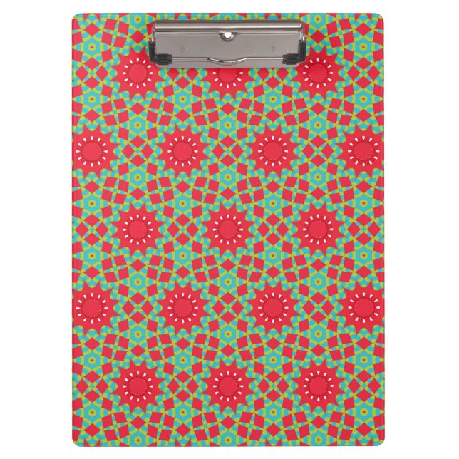 Christmas Holiday Charm Pattern  Clipboard (Front)