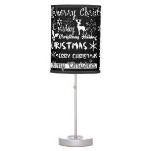 Christmas holiday, Christmas pattern  Table Lamp