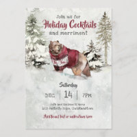 Christmas Holiday Cocktail Party Invitation