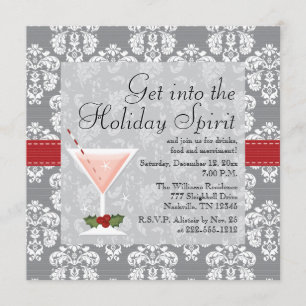 Christmas Holiday Cocktail Party Invitations