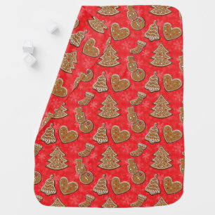 Christmas Holiday Cookie Baby Blanket