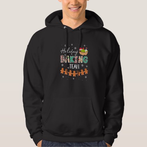 Christmas Holiday Cookie Baking Crew  Family Xmas Hoodie