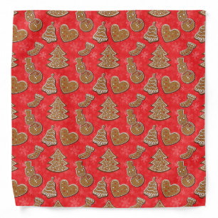 Christmas Holiday Cookie Bandana