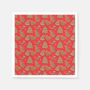 Christmas Holiday Cookie Napkins