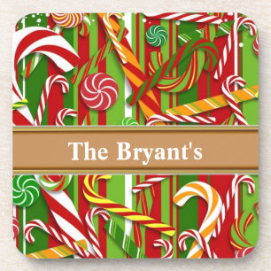 CHRISTMAS HOLIDAY CORK COASTERS TEMPLATE