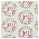 Christmas Holiday Custom  Modern Joy Fabric