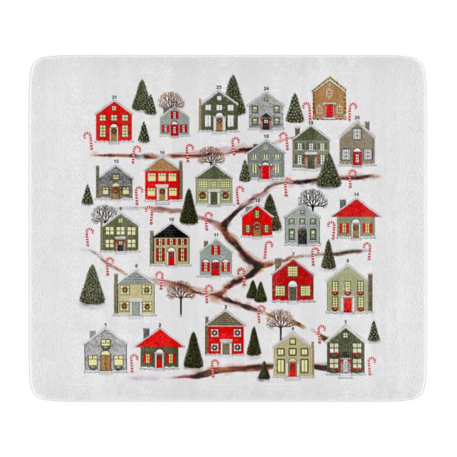 Christmas Holiday Cutting Board (Front)