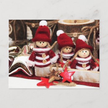 Christmas Holiday Decor Postcards - Blank On Back by UniqueChristmasGifts at Zazzle