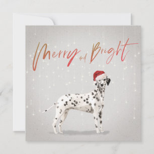 Christmas Holiday Dog Lover Dalmatian Greeting