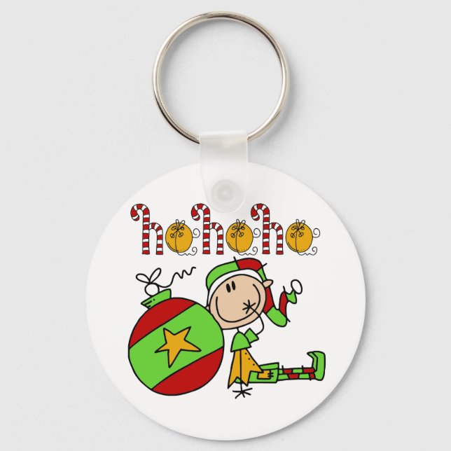 Christmas Holiday Elf Keychain (Front)