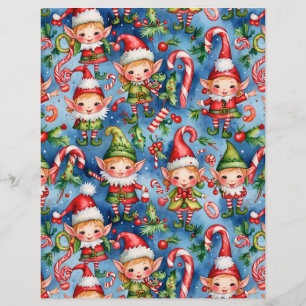 Christmas Holiday Elf Pattern