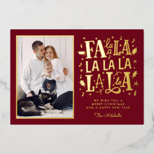 Christmas Holiday Fa La La Whimsical Family