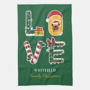 Christmas Holiday Family Housewarming Kitchen Towel