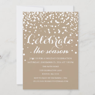 Christmas Holiday Family Party Invitation