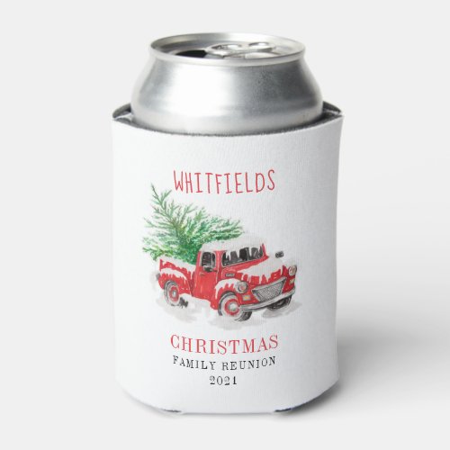 Christmas Holiday Family Reunion Can Cooler