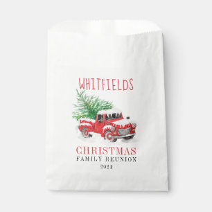Christmas Holiday Family Reunion Favor Bag
