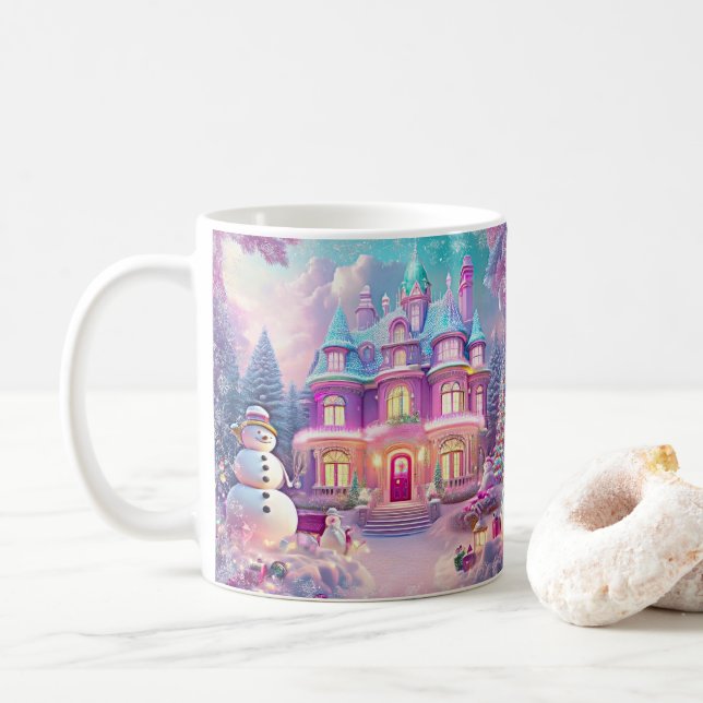 Christmas Holiday Fantasy Mug (With Donut)