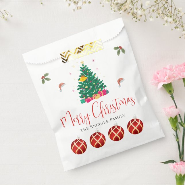 Christmas Holiday Favor Bag (Sealed)
