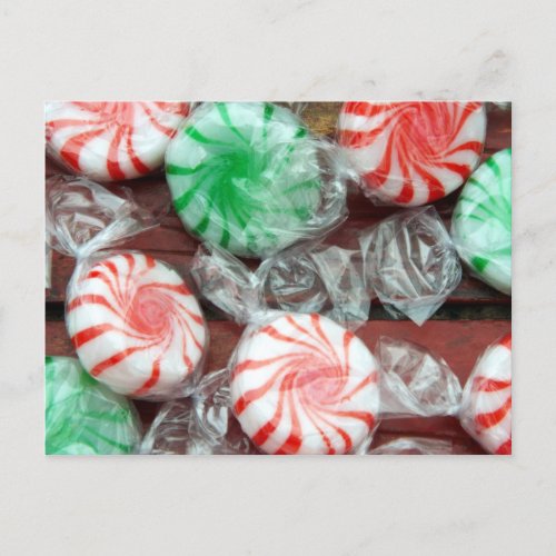 Christmas Holiday festive peppermint hard candies