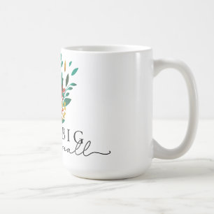 Christmas Holiday Floral Motivational Mug