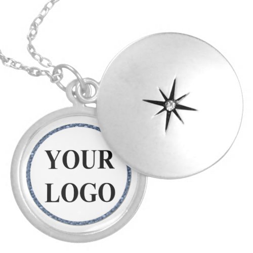 Christmas Holiday Gift ADD YOUR LOGO Merry Xmas Locket Necklace