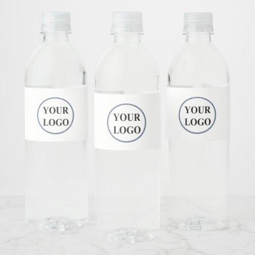 Christmas Holiday Gift ADD YOUR LOGO Merry Xmas Water Bottle Label