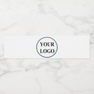 Christmas Holiday Gift ADD YOUR LOGO Merry Xmas Water Bottle Label