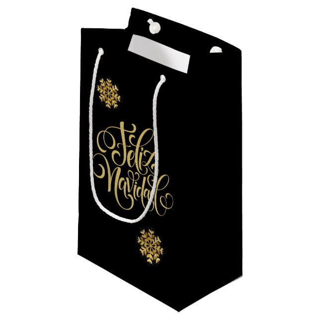 Christmas Holiday Gift Bag (Front Angled)