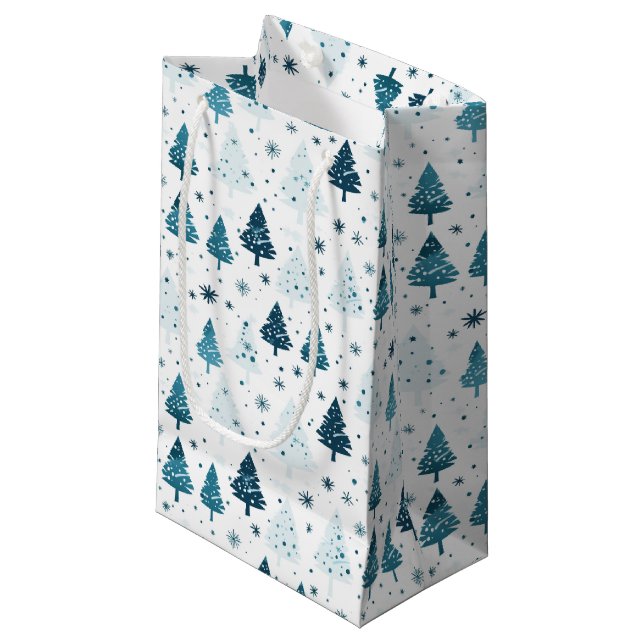 Christmas Holiday Gift Bag (Front Angled)