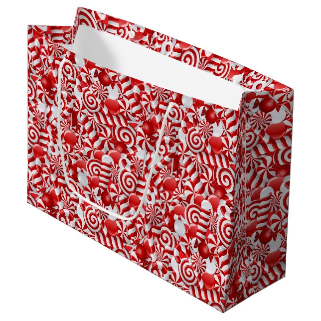 Christmas Holiday Gift Bag (Front Angled)