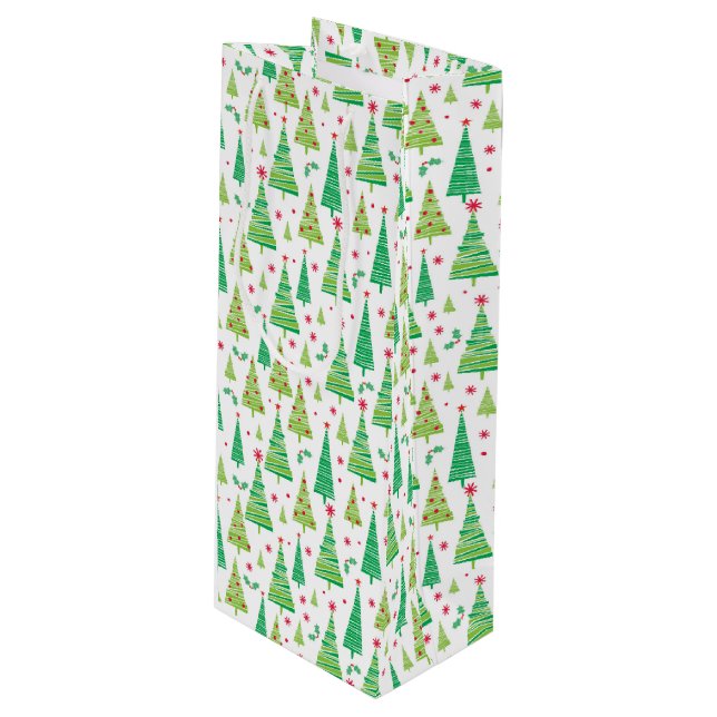 Christmas Holiday Gift Bag (Front Angled)