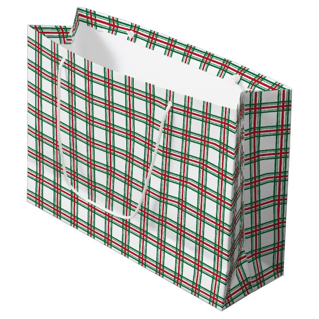 Christmas Holiday Gift Bag (Front Angled)