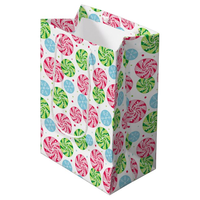 Christmas Holiday Gift Bag (Front Angled)
