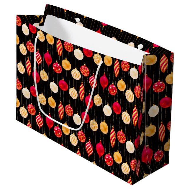 Christmas Holiday Gift Bag (Front Angled)