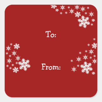 Christmas Holiday Gift Stickers