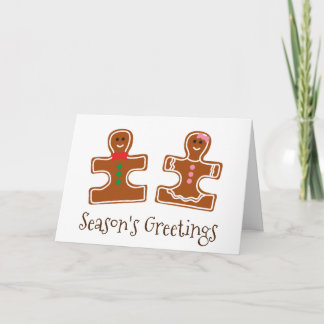 Christmas Holiday Ginger Puzzle Autism Awareness